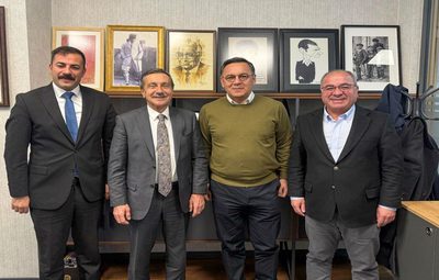 BAŞKAN ATAÇ ZEYREK VE ÖZTÜRK İLE BULUŞTU